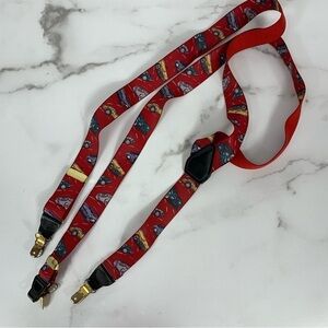 Pelican Old Car Red Suspenders